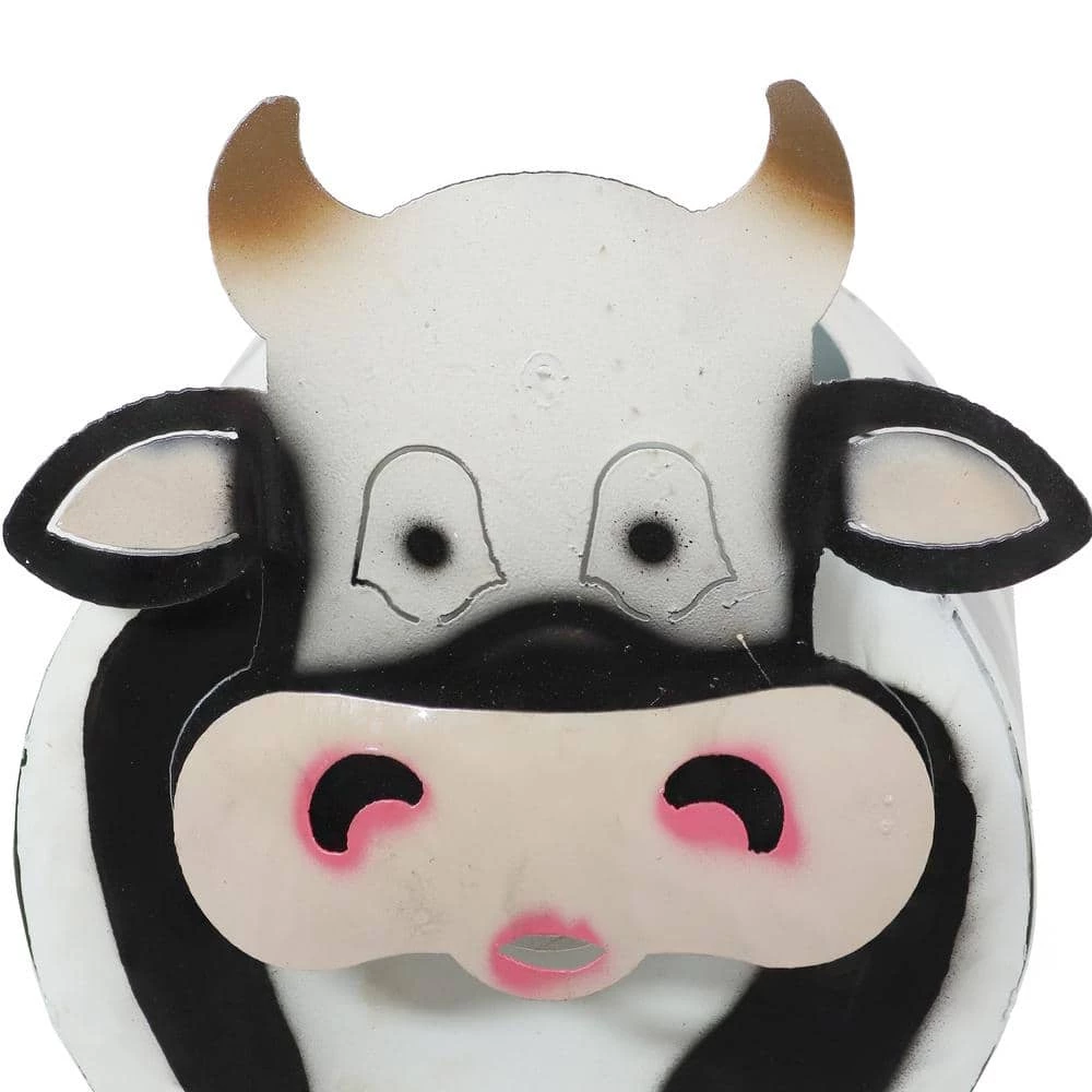 Sunnydaze Decor Colin the Cow Metal Art Statue 6 Sunnydaze Decor Colin the Cow Metal Art Statue - Image 6