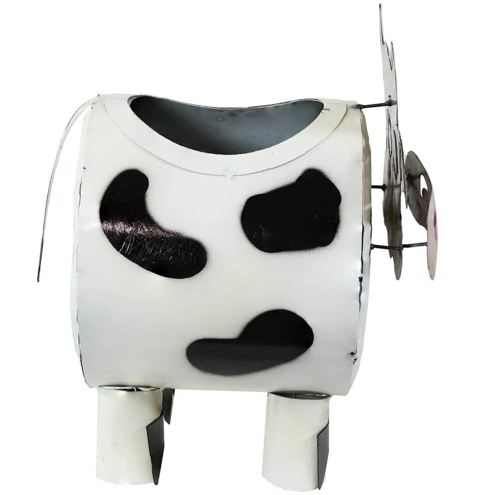 Sunnydaze Decor Colin the Cow Metal Art Statue 7 Sunnydaze Decor Colin the Cow Metal Art Statue - Image 7
