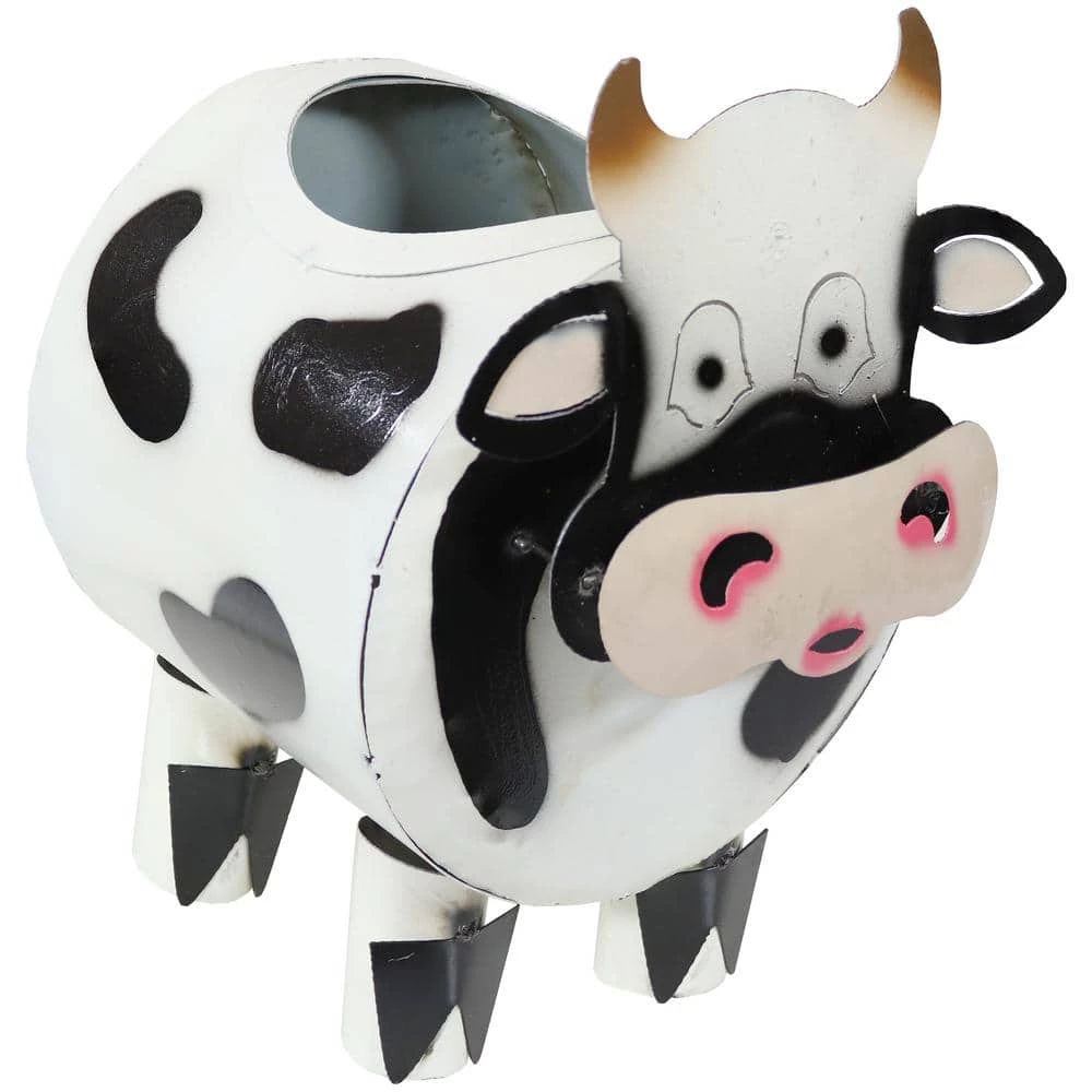 Sunnydaze Decor Colin the Cow Metal Art Statue 1 Sunnydaze Decor Colin the Cow Metal Art Statue
