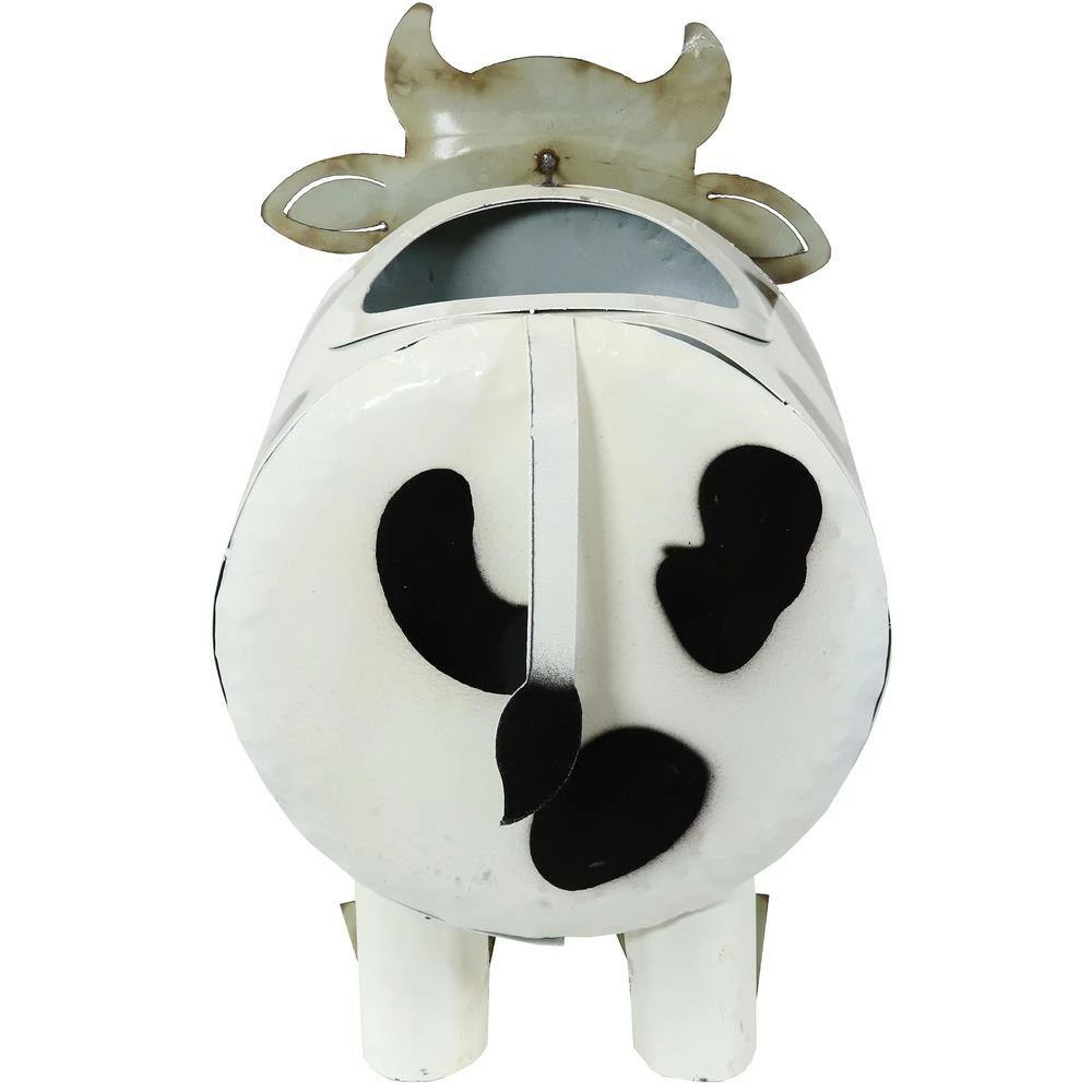 Sunnydaze Decor Colin the Cow Metal Art Statue 9 Sunnydaze Decor Colin the Cow Metal Art Statue - Image 9