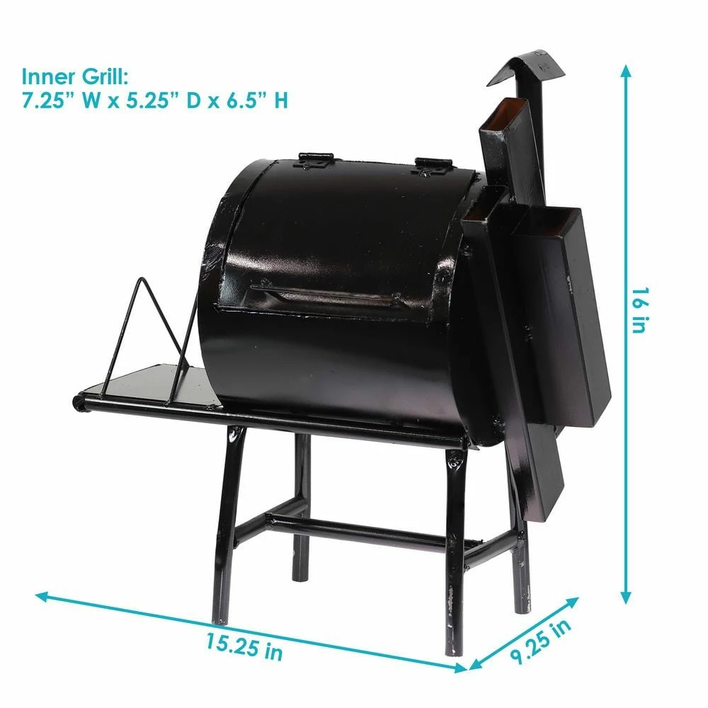 Sunnydaze Decor Decorative Barbecue Grill Metal Art Statue 3 Sunnydaze Decor Decorative Barbecue Grill Metal Art Statue - Image 3