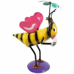 Sunnydaze Decor Bee-atrice and Flower Indoor/Outdoor Steel Yard Art Garden Statues (2-Pack) 13 Sunnydaze Decor Bee-atrice and Flower Indoor/Outdoor Steel Yard Art Garden Statues (2-Pack) -Sunnydaze Decor Sales sunnydaze decor garden statues cue 198 2pk 76 1000