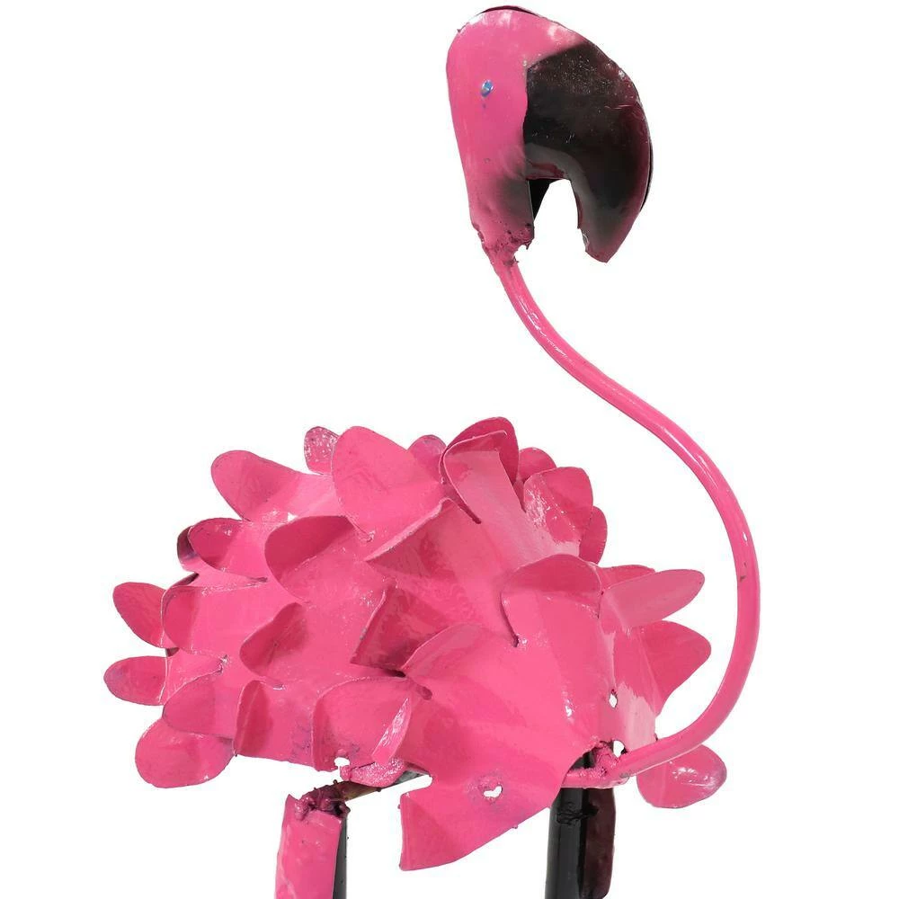 Sunnydaze Decor Sunnydaze 24 in. H Flamingo Metal Garden Statue 5 Sunnydaze Decor Sunnydaze 24 in. H Flamingo Metal Garden Statue - Image 5