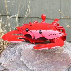 Sunnydaze Decor Sunnydaze 20.25 in. Clawdia the Crab Metal Garden Statue 17 Sunnydaze Decor Sunnydaze 20.25 in. Clawdia the Crab Metal Garden Statue -Sunnydaze Decor Sales sunnydaze decor garden statues cue 266 31 1000