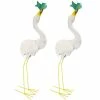 Sunnydaze Decor Sunnydaze Tom and Becky Indoor/Outdoor Crane Garden Statues - (2-Pack)
