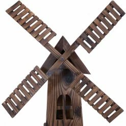 Sunnydaze Decor 34 in. Wood Decorative Outdoor Lawn Decor Dutch Windmill -Sunnydaze Decor Sales sunnydaze decor garden statues dsl 260 1f 1000