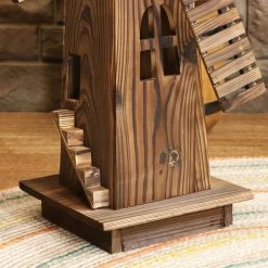 Sunnydaze Decor 34 in. Wood Decorative Outdoor Lawn Decor Dutch Windmill -Sunnydaze Decor Sales sunnydaze decor garden statues dsl 260 76 1000