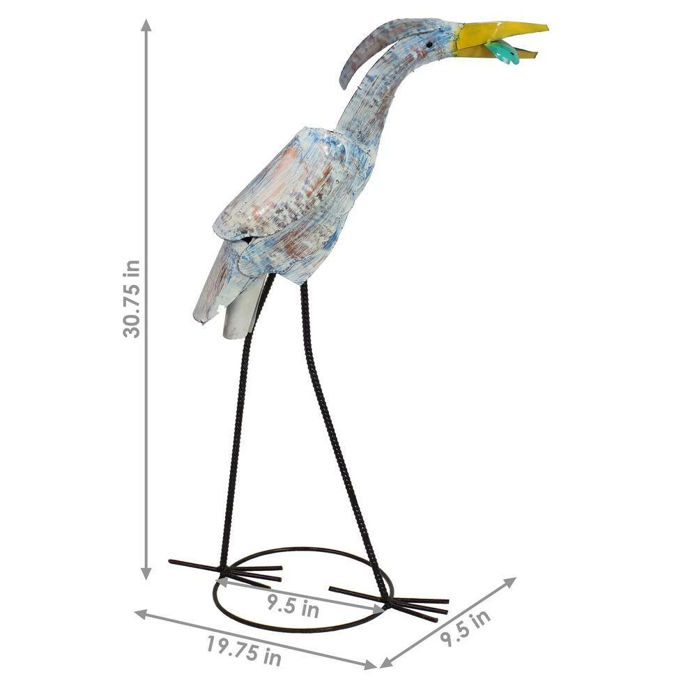 Sunnydaze Decor Sunnydaze Gilligan Crane Metal Garden Statues - (2-Pack) 2 Sunnydaze Decor Sunnydaze Gilligan Crane Metal Garden Statues - (2-Pack) - Image 2