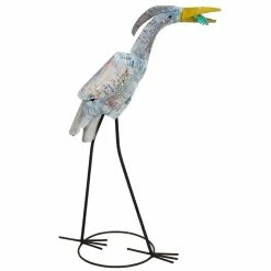 Sunnydaze Decor Sunnydaze 30.75 in. H Gilligan Crane Garden Statue