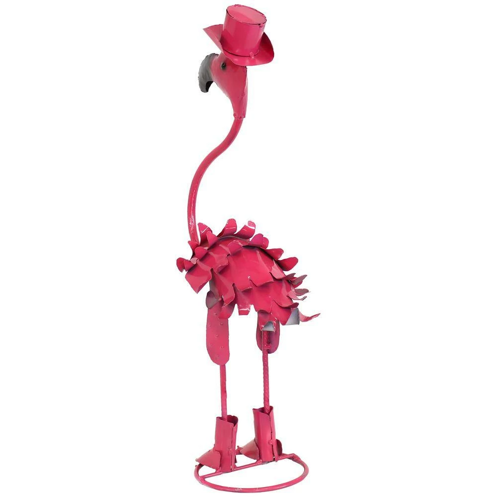 Sunnydaze Decor Sunnydaze Rodeo Flamingo Garden Statues - (4-Pack) 7 Sunnydaze Decor Sunnydaze Rodeo Flamingo Garden Statues - (4-Pack) - Image 7