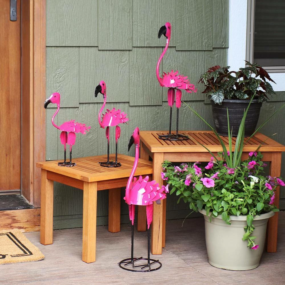 Sunnydaze Decor Sunnydaze Flamingo Family Fiesta Garden Statues (4-Pack) 8 Sunnydaze Decor Sunnydaze Flamingo Family Fiesta Garden Statues (4-Pack) - Image 8