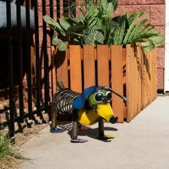 Sunnydaze Decor Sunnydaze 8.25 in. Dog Metal Yard Art Statue -Sunnydaze Decor Sales sunnydaze decor garden statues lci 968 31 1000