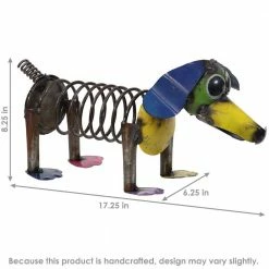 Sunnydaze Decor Sunnydaze 8.25 in. Dog Metal Yard Art Statue -Sunnydaze Decor Sales sunnydaze decor garden statues lci 968 4f 1000