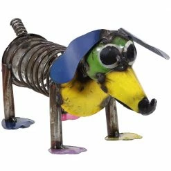 Sunnydaze Decor Sunnydaze 8.25 in. Dog Metal Yard Art Statue