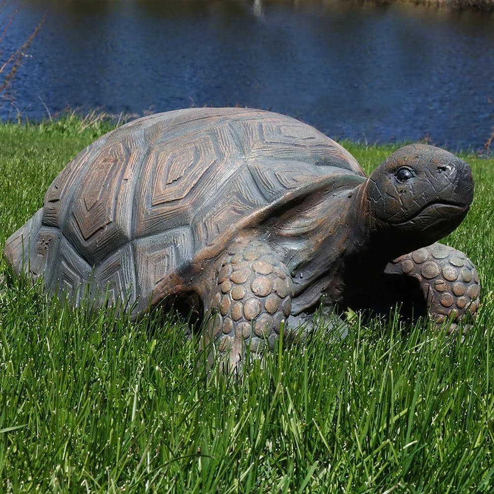 Sunnydaze Decor 20 in. Tanya the Tortoise Indoor-Outdoor Lawn and Garden Statue 8 Sunnydaze Decor 20 in. Tanya the Tortoise Indoor-Outdoor Lawn and Garden Statue - Image 8