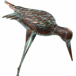 Sunnydaze Decor Patina Crane Metal Garden Statue (Set of 2) 15 Sunnydaze Decor Patina Crane Metal Garden Statue (Set of 2) -Sunnydaze Decor Sales sunnydaze decor garden statues xca 115 1f 1000