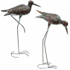 Sunnydaze Decor Patina Crane Metal Garden Statue (Set of 2) 12 Sunnydaze Decor Patina Crane Metal Garden Statue (Set of 2) -Sunnydaze Decor Sales sunnydaze decor garden statues xca 115 66 1000