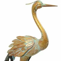 Sunnydaze Decor Golden Crane Metal Garden Statue (Set of 2) -Sunnydaze Decor Sales sunnydaze decor garden statues xca 122 1f 1000