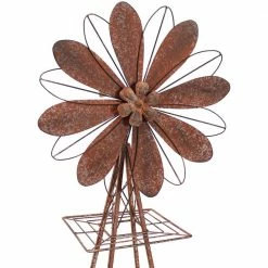 Sunnydaze Decor Rustic Windmill Metal Garden Statue -Sunnydaze Decor Sales sunnydaze decor garden statues xca 139 4f 1000