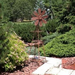 Sunnydaze Decor Rustic Windmill Metal Garden Statue -Sunnydaze Decor Sales sunnydaze decor garden statues xca 139 66 1000