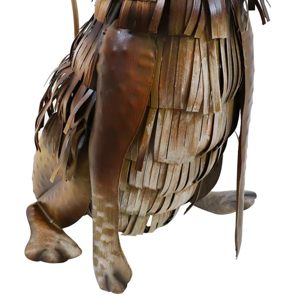 Sunnydaze Decor Sitting Dog Metal Outdoor Garden Statue 6 Sunnydaze Decor Sitting Dog Metal Outdoor Garden Statue - Image 6