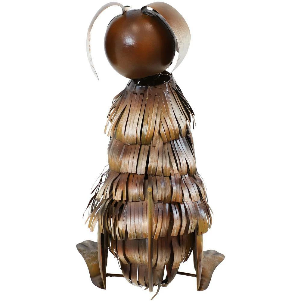 Sunnydaze Decor Sitting Dog Metal Outdoor Garden Statue 9 Sunnydaze Decor Sitting Dog Metal Outdoor Garden Statue - Image 9