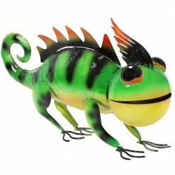 Sunnydaze Decor Greg the Green Chameleon Metal Statue -Sunnydaze Decor Sales sunnydaze decor garden statues xca 231 44 1000