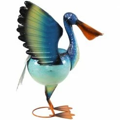 Sunnydaze Decor Pierre the Flying Pelican Metal Statue 15 Sunnydaze Decor Pierre the Flying Pelican Metal Statue -Sunnydaze Decor Sales sunnydaze decor garden statues xca 248 44 1000