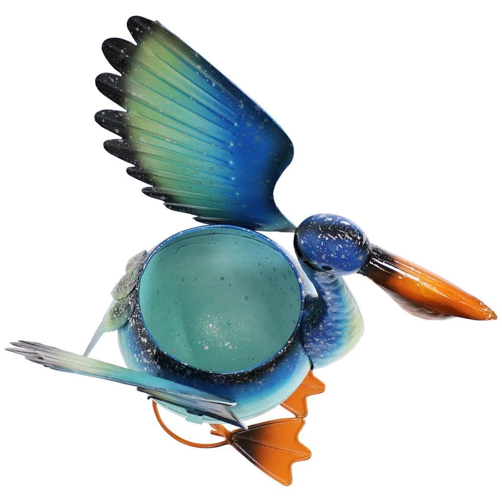 Sunnydaze Decor Pierre the Flying Pelican Metal Statue 9 Sunnydaze Decor Pierre the Flying Pelican Metal Statue - Image 9