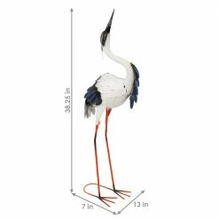 Sunnydaze Decor Craig the Crane Metal Statue -Sunnydaze Decor Sales sunnydaze decor garden statues xca 255 1f 1000