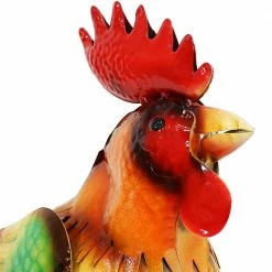 Sunnydaze Decor Romeo the Rooster Metal Statue 12 Sunnydaze Decor Romeo the Rooster Metal Statue -Sunnydaze Decor Sales sunnydaze decor garden statues xca 262 c3 1000