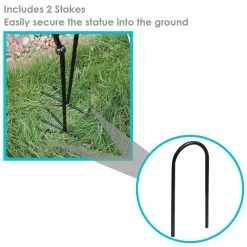 Sunnydaze Decor Peacock Metal Outdoor Garden Statue (Set of 2) -Sunnydaze Decor Sales sunnydaze decor garden statues xca 383 2pk 1f 1000