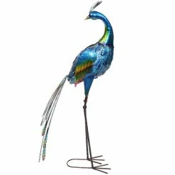 Sunnydaze Decor Peacock Metal Outdoor Garden Statue (Set of 2) -Sunnydaze Decor Sales sunnydaze decor garden statues xca 383 2pk 66 1000