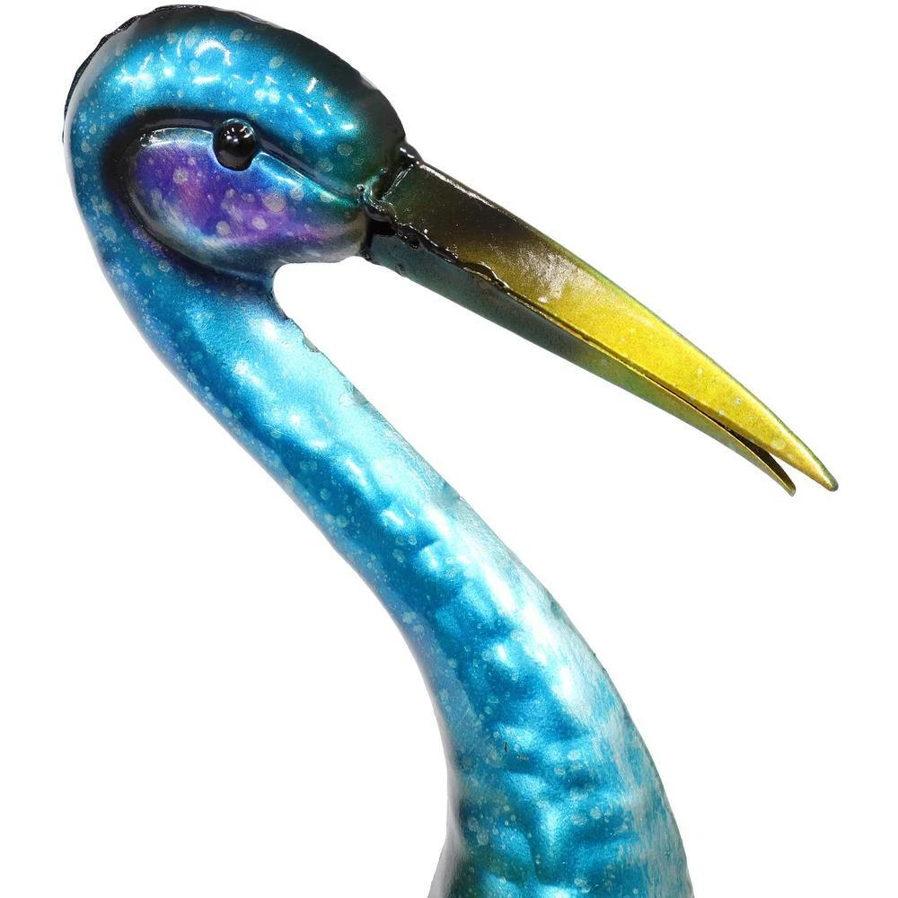 Sunnydaze Decor Crane Metal Outdoor Garden Statue (Set of 2) 9 Sunnydaze Decor Crane Metal Outdoor Garden Statue (Set of 2) - Image 9