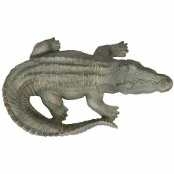 Sunnydaze Decor Chloe the Crabby Crocodile Polystone Garden Statue - 18 in. 10 Sunnydaze Decor Chloe the Crabby Crocodile Polystone Garden Statue - 18 in. -Sunnydaze Decor Sales sunnydaze decor garden statues xca 564 1f 1000