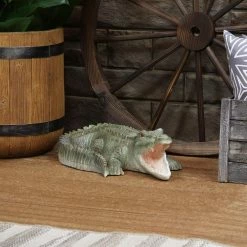 Sunnydaze Decor Chloe the Crabby Crocodile Polystone Garden Statue - 18 in. 13 Sunnydaze Decor Chloe the Crabby Crocodile Polystone Garden Statue - 18 in. -Sunnydaze Decor Sales sunnydaze decor garden statues xca 564 31 1000