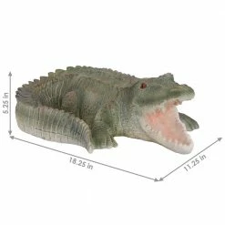 Sunnydaze Decor Chloe the Crabby Crocodile Polystone Garden Statue - 18 in. 11 Sunnydaze Decor Chloe the Crabby Crocodile Polystone Garden Statue - 18 in. -Sunnydaze Decor Sales sunnydaze decor garden statues xca 564 fa 1000