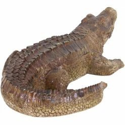Sunnydaze Decor 14 in. Addison the Adventurous Alligator Polystone Garden Statue -Sunnydaze Decor Sales sunnydaze decor garden statues xca 571 1f 1000