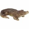 Sunnydaze Decor 14 in. Addison the Adventurous Alligator Polystone Garden Statue