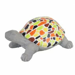 Sunnydaze Decor Mildred the Magnanimous Mosaic Turtle Garden Statue - 10.5 in.