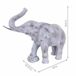Sunnydaze Decor 18.5 in. Elijah the Excellent Elephant Garden Statue -Sunnydaze Decor Sales sunnydaze decor garden statues xca 656 fa 1000
