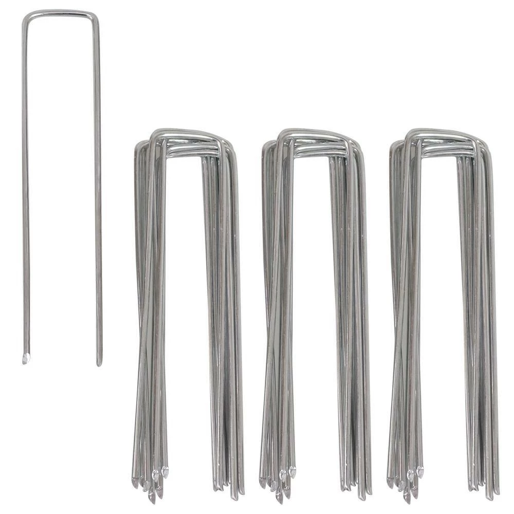 Sunnydaze Decor 3 ft. x 250 ft. Polypropylene Landscape Fabric - 70 Garden Staples 6 Sunnydaze Decor 3 ft. x 250 ft. Polypropylene Landscape Fabric - 70 Garden Staples - Image 6