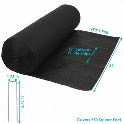 Sunnydaze Decor 3 ft. x 250 ft. Polypropylene Landscape Fabric - 70 Garden Staples 11 Sunnydaze Decor 3 ft. x 250 ft. Polypropylene Landscape Fabric - 70 Garden Staples -Sunnydaze Decor Sales sunnydaze decor landscape fabric wgs 281 4f 1000