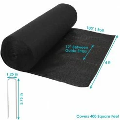 Sunnydaze Decor Polypropylene Landscape Fabric - 30 Garden Staples - 4 ft. x 100 ft. -Sunnydaze Decor Sales sunnydaze decor landscape fabric wgs 304 44 1000