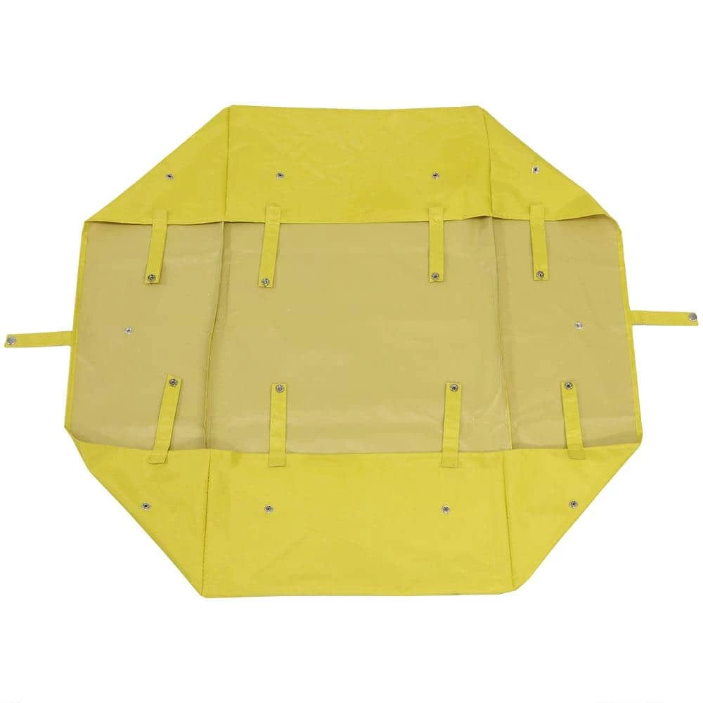 Sunnydaze Decor Yellow Heavy-Duty Vinyl Utility Garden Cart Liner 1 Sunnydaze Decor Yellow Heavy-Duty Vinyl Utility Garden Cart Liner