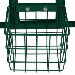Sunnydaze Decor Green Steel Rolling Garden Cart with Steering Handle, Swivel Seat and Basket 12 Sunnydaze Decor Green Steel Rolling Garden Cart with Steering Handle, Swivel Seat and Basket -Sunnydaze Decor Sales sunnydaze decor planter caddies qh crs015 gn 44 1000