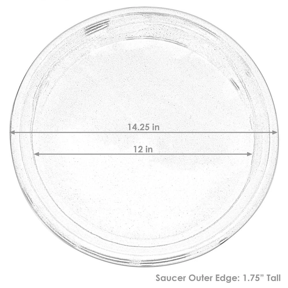 Sunnydaze Decor 2 Sunnydaze 12 in. Pearl Ceramic Planter Saucers 5 Sunnydaze Decor 2 Sunnydaze 12 in. Pearl Ceramic Planter Saucers - Image 5