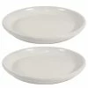 Sunnydaze Decor 2 Sunnydaze 12 in. Pearl Ceramic Planter Saucers