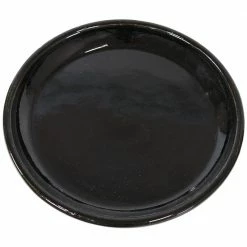 Sunnydaze Decor 2 Sunnydaze 12 in. Obsidian Ceramic Planter Saucers -Sunnydaze Decor Sales sunnydaze decor planter saucers ap 013 fa 1000