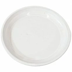 Sunnydaze Decor 2 Sunnydaze 9 in. Pearl Ceramic Planter Saucers -Sunnydaze Decor Sales sunnydaze decor planter saucers ap 014 fa 1000